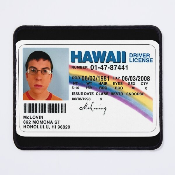 Item preview, McLovin ID SuperBad designed and sold by MARIA SAVIN.