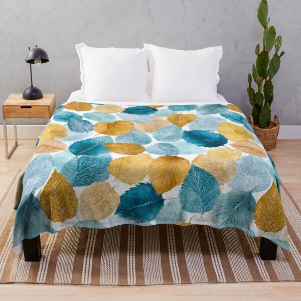 Item preview, Modern Autumn Leaves Watercolor Seamless Pattern  designed and sold by KaterynaKet.