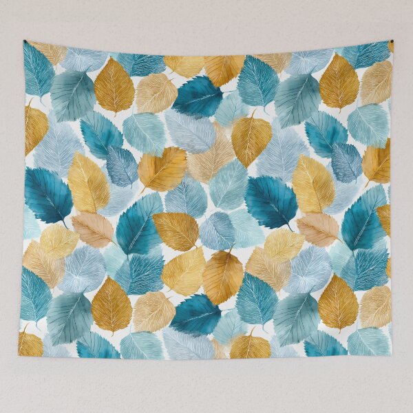 Item preview, Modern Autumn Leaves Watercolor Seamless Pattern  designed and sold by KaterynaKet.