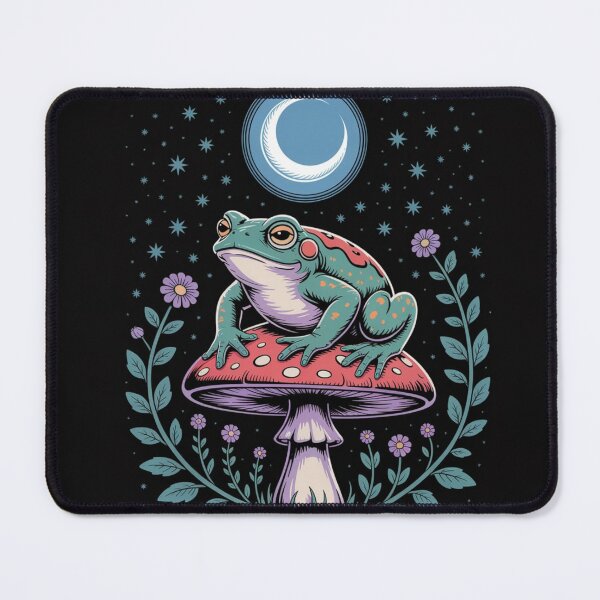 Item preview, Midnight Frog – Celestial Fantasy about the Red Mushroom designed and sold by FusiTink.