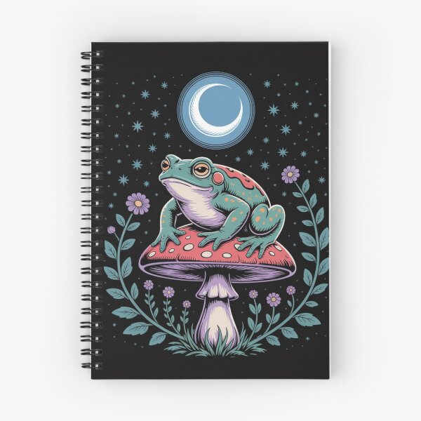 Item preview, Midnight Frog – Celestial Fantasy about the Red Mushroom designed and sold by FusiTink.