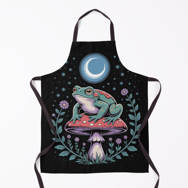 Item preview, Midnight Frog – Celestial Fantasy about the Red Mushroom designed and sold by FusiTink.