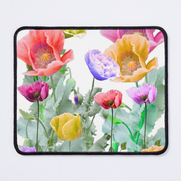 Item preview, I Love Flowers. Delicate Poppies in Fancy Colors. designed and sold by Dinasshop.