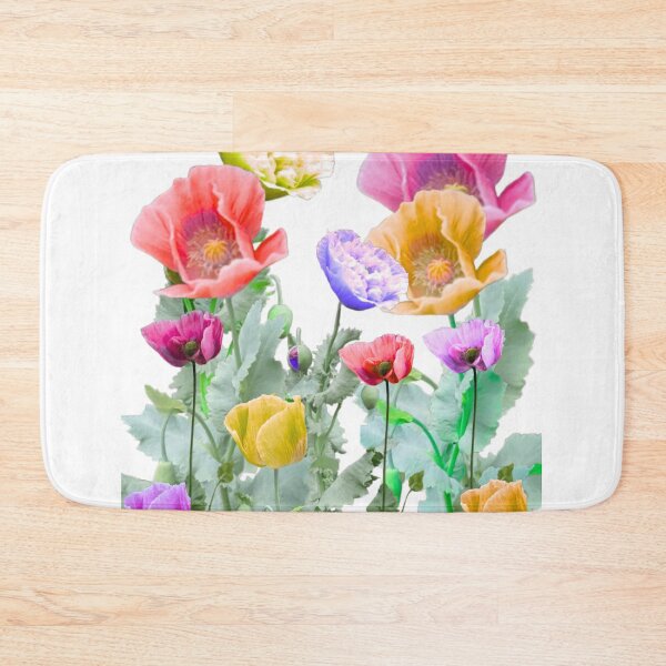Item preview, I Love Flowers. Delicate Poppies in Fancy Colors. designed and sold by Dinasshop.