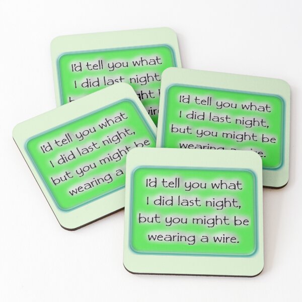 Item preview, I'd tell I what did last night, green designed and sold by mntimg.