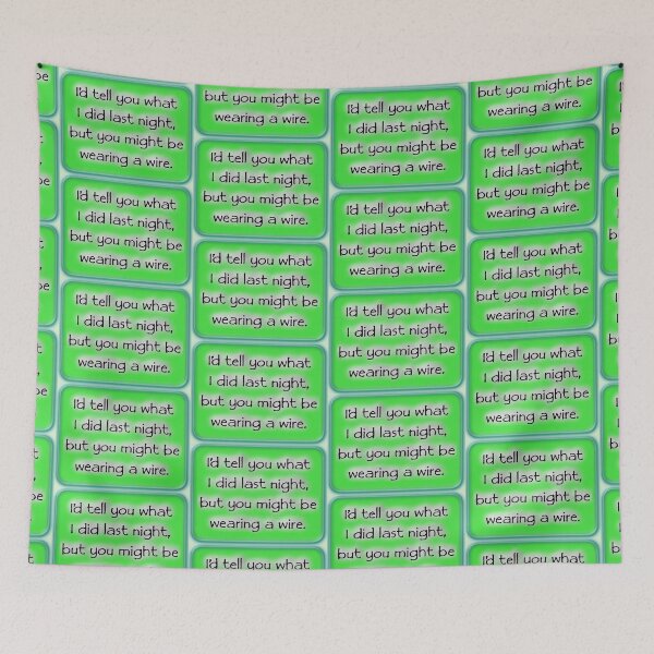 Item preview, I'd tell I what did last night, green designed and sold by mntimg.