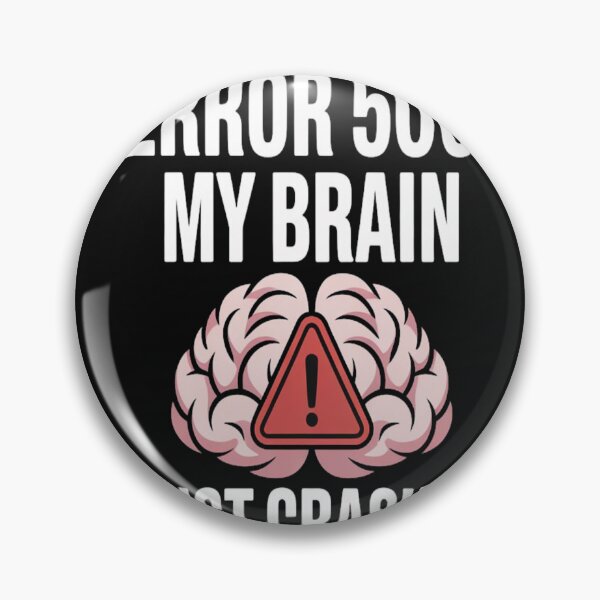 Item preview, Error 500 My Brain Just Crashed T-Shirt | Software Engineer Gift designed and sold by Professionalpun.