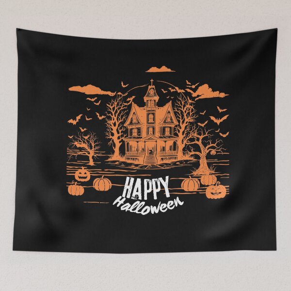Item preview, Midnight Mischief at the Haunted Hollow - Happy Halloween designed and sold by Feliciano3.