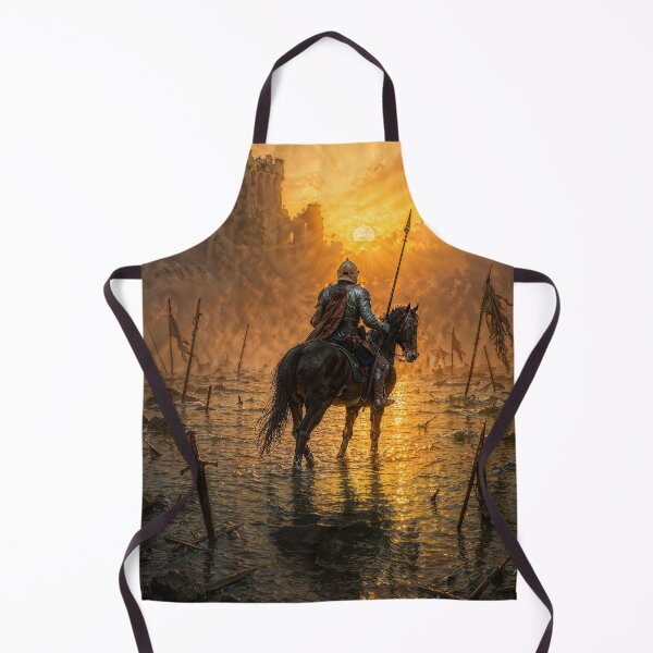 Item preview, Knight of the Fallen Kingdom – Medieval Warrior at Sunset designed and sold by posteriumprint.