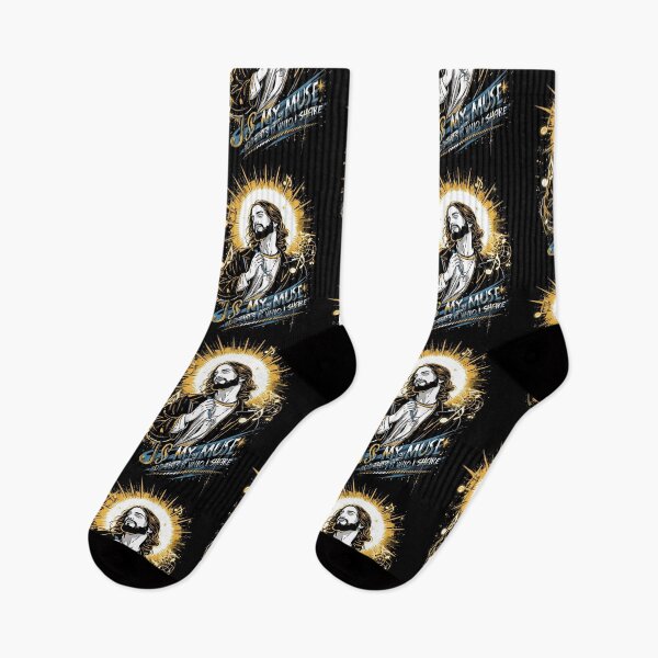 Item preview, Jesus is My Muse – Modern Christian Streetwear Design designed and sold by RAKO13.