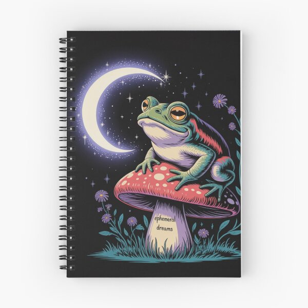 Item preview, Ephemeral Dreams – Moon Frog on the Magic Mushroom designed and sold by FusiTink.