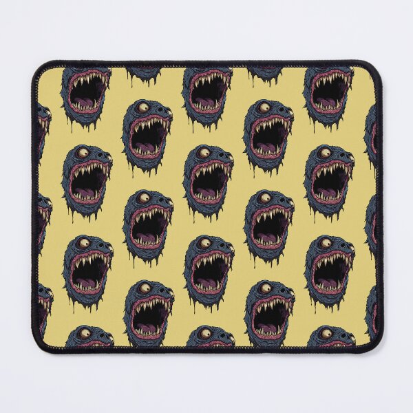 Item preview, Crazy-eyed monster with sharp teeth and a ridiculously wide smile designed and sold by DopeVibeStuff.