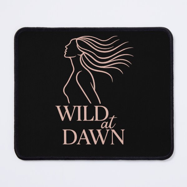 Item preview, Wild at Dawn – Feminine Line Art with Flowing Hair Sunrise Design designed and sold by ArcadiaSilence.