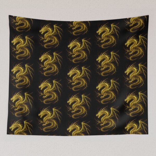 Item preview, Yellow Lightning Dragon designed and sold by Healio2.