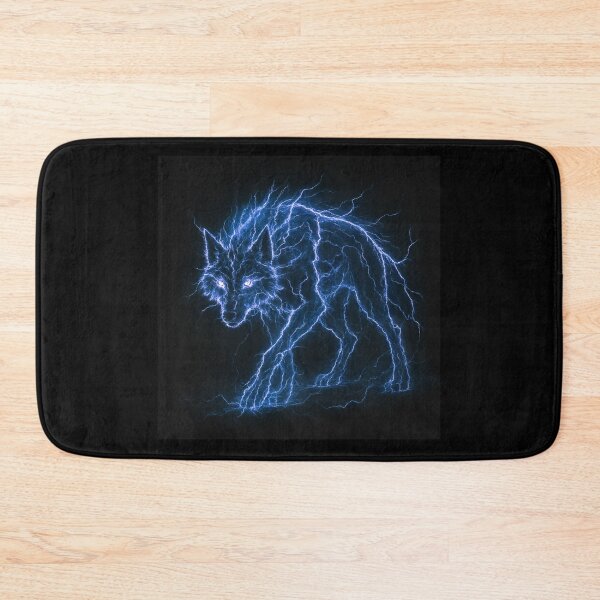Item preview, Blue Lightning Wolf designed and sold by Healio2.