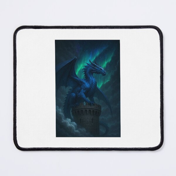 Item preview, Blue Dragon on the Tower: A Contrast of Power and Magic designed and sold by thomashummelgen.