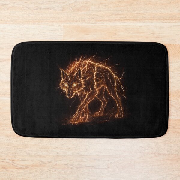 Item preview, Red Lightning Wolf designed and sold by Healio2.