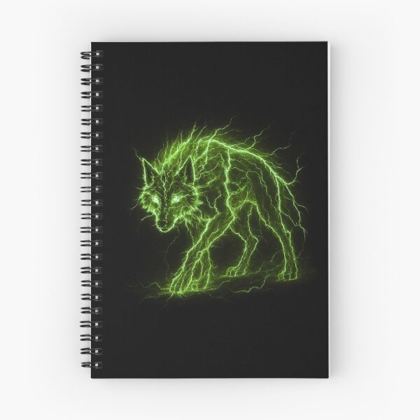Item preview, Green Lightning Wolf designed and sold by Healio2.