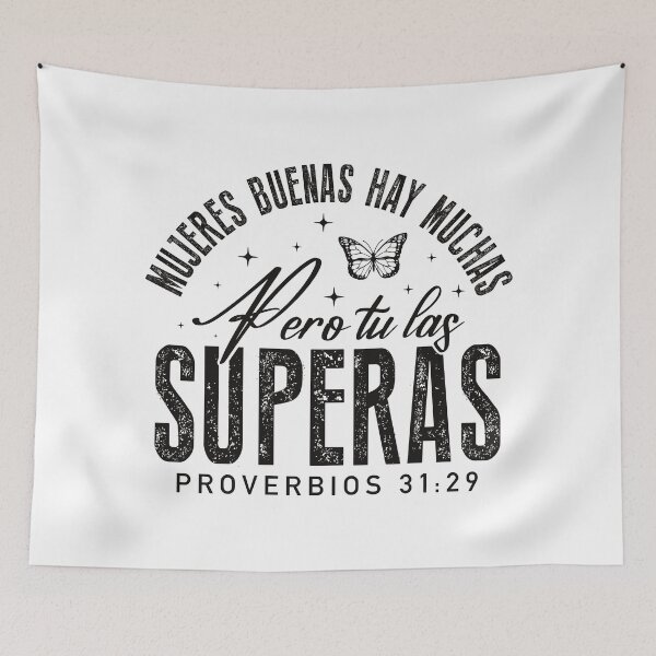 Item preview, Mujer excelente Proverbios 31:29 designed and sold by Christian Apparel, Decor and More.