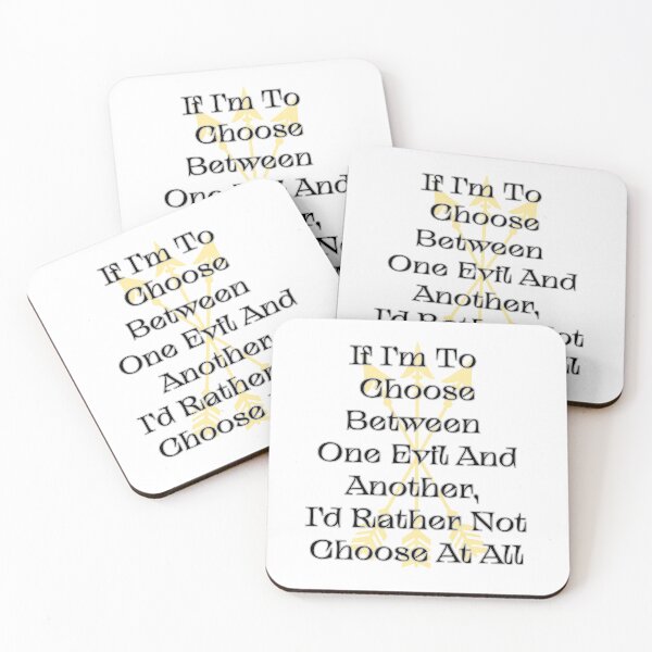 Item preview, Choose No Evil - Quote Design  designed and sold by Grind-Stitch.