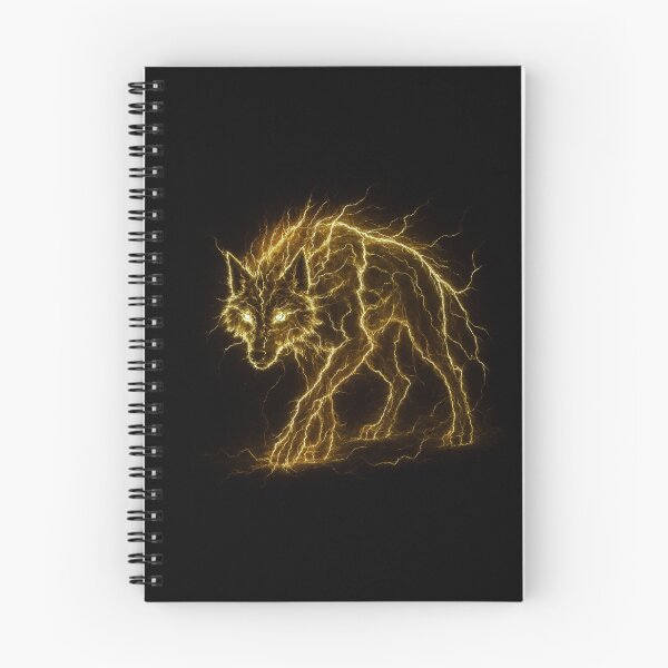 Item preview, Yellow Lightning Wolf designed and sold by Healio2.