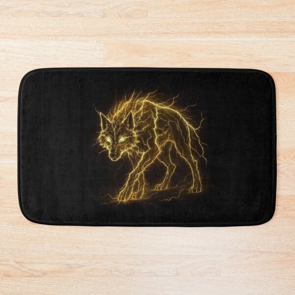Item preview, Yellow Lightning Wolf designed and sold by Healio2.