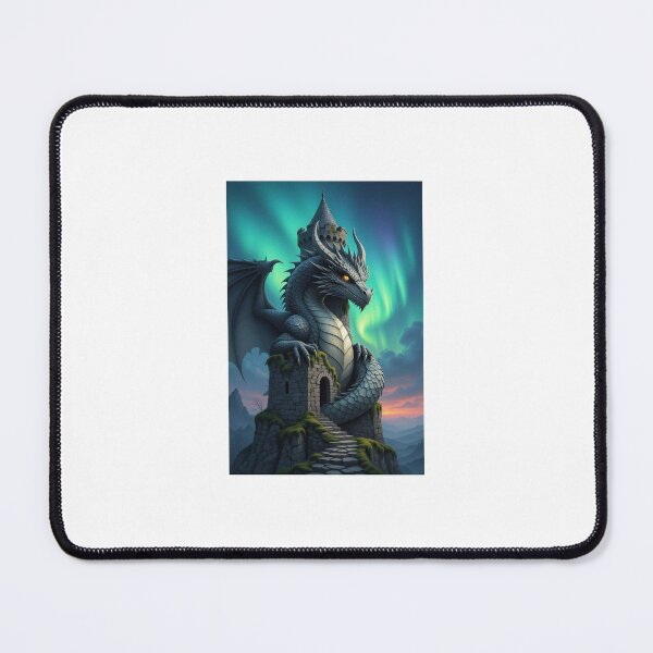 Item preview, Blue Dragon on the Tower: A Contrast of Power and Magic designed and sold by thomashummelgen.