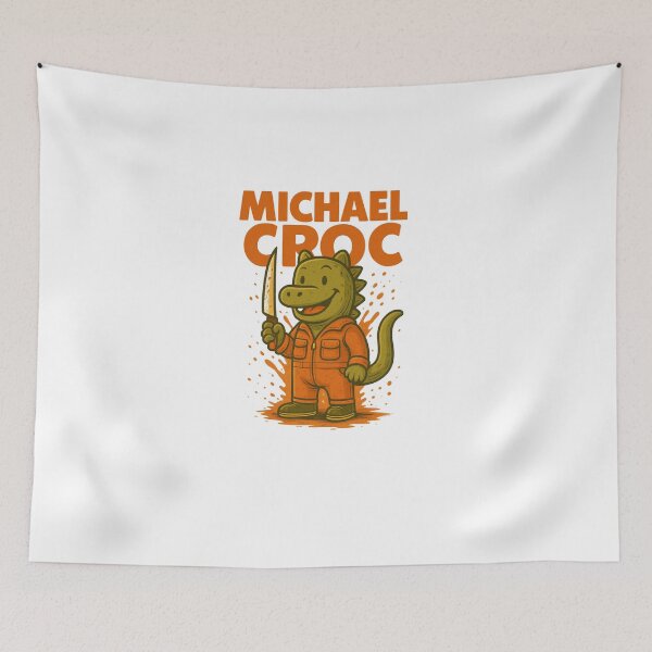 Item preview, Michael Crowers – Funny Crocodile Horror Parody Cartoon Design designed and sold by Geexyz.