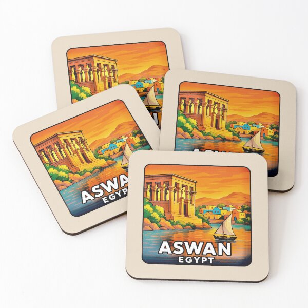 Item preview, Aswan, Egypt -- Philae Temple & Nile Felucca designed and sold by Myra365Art.