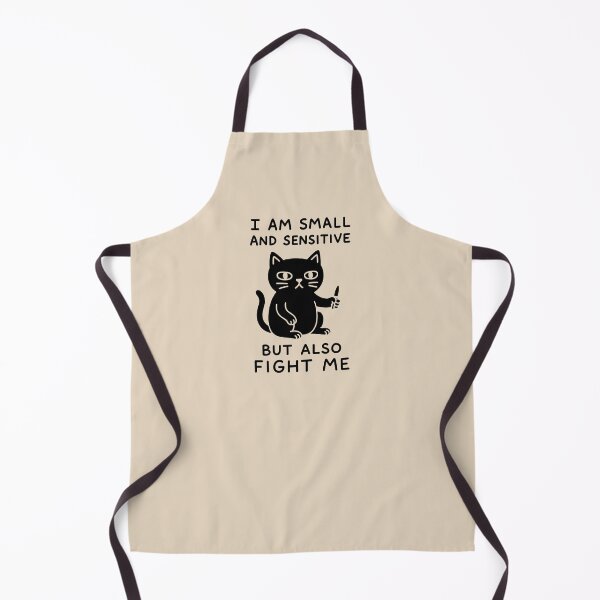 Item preview, I AM SMALL AND SENSITIVE BUT ALSO FIGHT ME - Weird Humor - Black designed and sold by Darling DeDe.