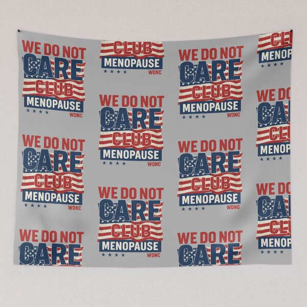 Item preview, WDNC – We Do Not Care Club Menopause Patriotic T-Shirt | Truth Matters, Science Matters, Fact Checking designed and sold by Lunaria Arts.