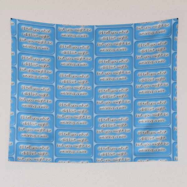 Item preview, I'd tell I what did last night, blue designed and sold by mntimg.