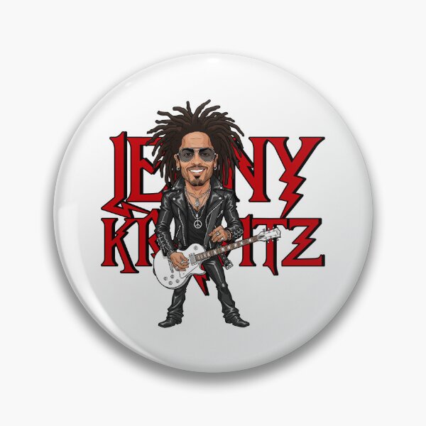 Item preview, Caricatura divertida de Lenny Kravitz, músico y compositor estadounidense. designed and sold by vectorlove.