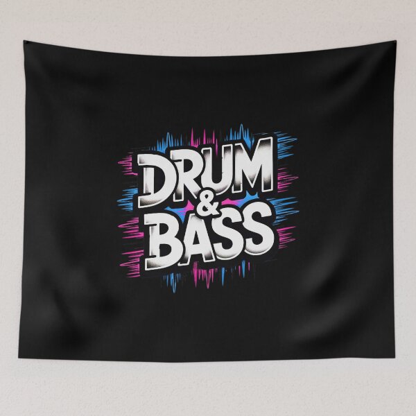 Item preview, Drum & Bass Glitch Neon designed and sold by VibrArtco.