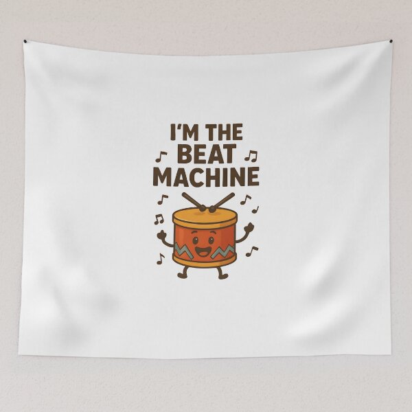 Item preview, Happy Drum - I'M The Beat Machine designed and sold by MyPixelFun.