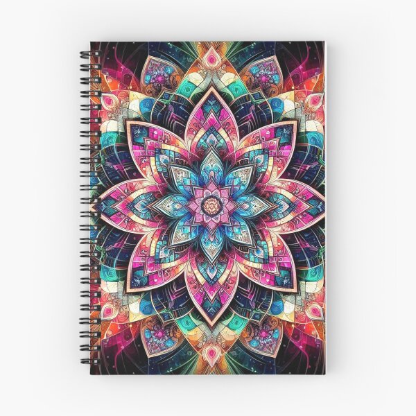 Item preview, Colorful geometric decorative mystic pattern  designed and sold by Dogandesighn.