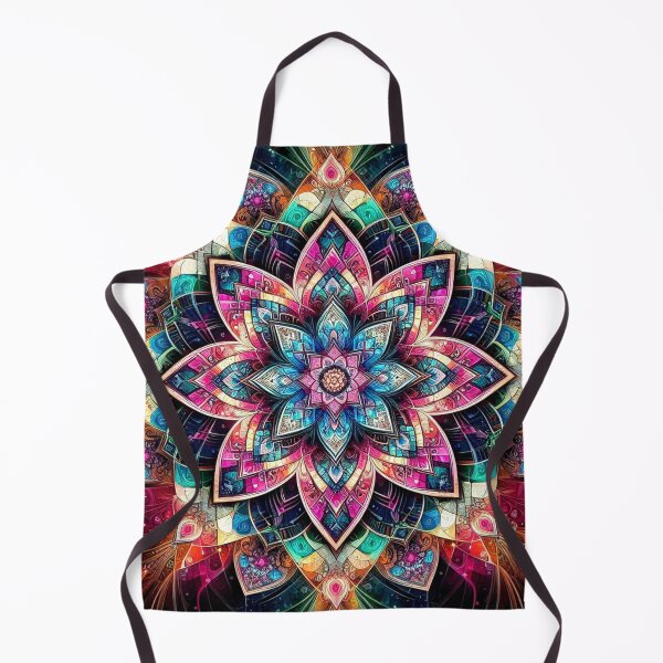 Item preview, Colorful geometric decorative mystic pattern  designed and sold by Dogandesighn.