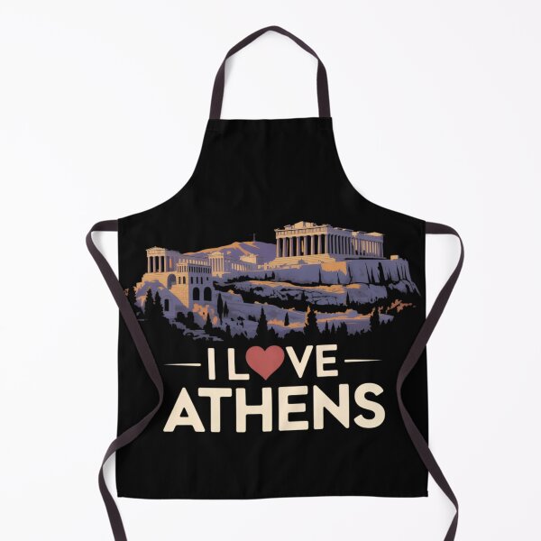 Item preview, I Love Athens Greece Acropolis Parthenon Souvenir Travel Gift designed and sold by robyclub.