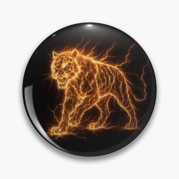 Item preview, Red Lightning Tiger designed and sold by Healio2.
