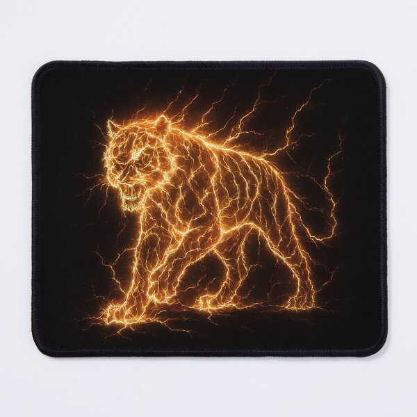 Item preview, Red Lightning Tiger designed and sold by Healio2.