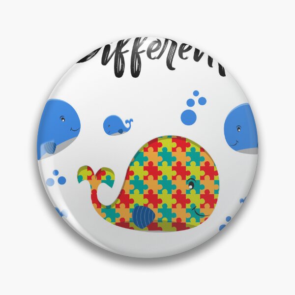 Item preview, T-shirt with an awareness message It is Okay to be different designed and sold by langebleu.