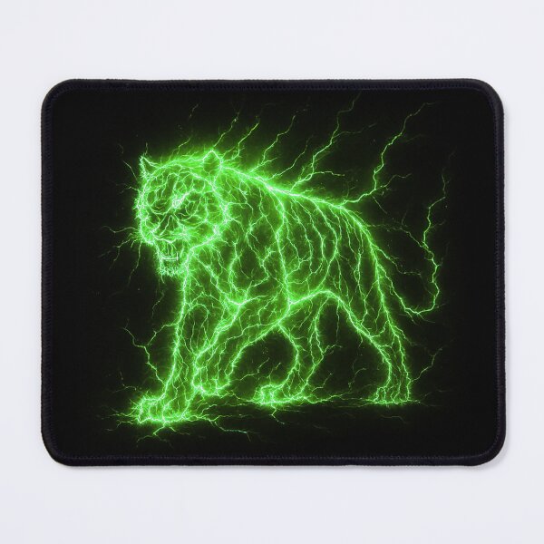 Item preview, Green Lightning Tiger designed and sold by Healio2.