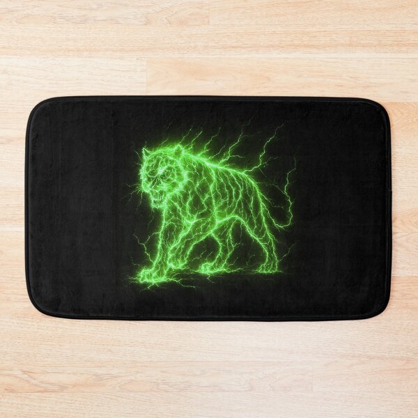 Item preview, Green Lightning Tiger designed and sold by Healio2.
