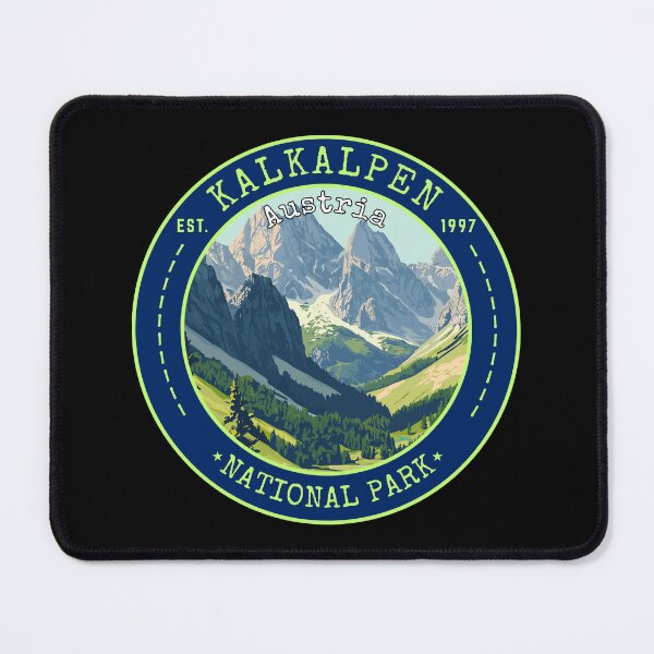 Item preview, Kalkalpen National Park in Upper Austria, Retro Travel Art Circle Emblem designed and sold by MaateoDesign.