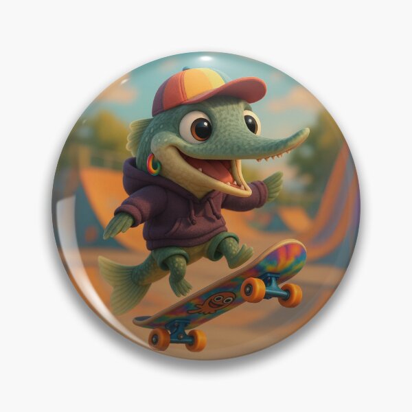Item preview, Skater Alligator Gar Fish designed and sold by Sillytoe.