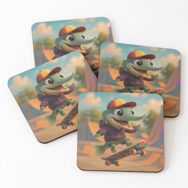Item preview, Skater Alligator Gar Fish designed and sold by Sillytoe.