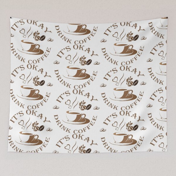 Item preview, It's okay, drink coffee. designed and sold by DesignOnTshirt.