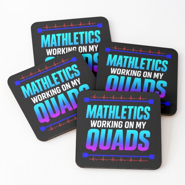 Item preview, Mathletics – Working On My Quads | Algebra, Math Teacher & Math Humor Design designed and sold by Lunaria Arts.