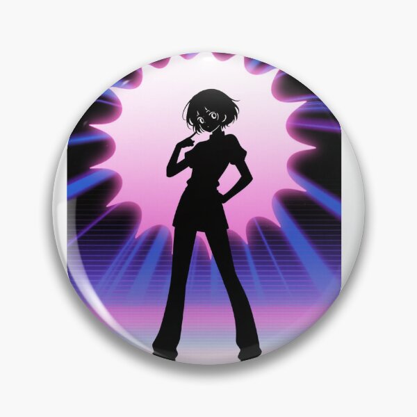 Item preview, retro neon anime/manga girl designed and sold by OniiShope.