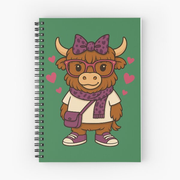 Item preview, Purple Chic Cow. Vache chic en violet designed and sold by Drawingshirts.